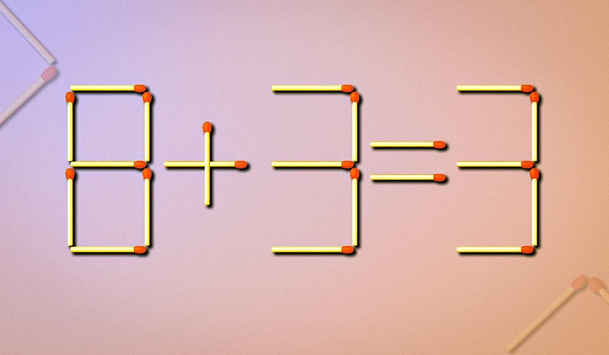 Melyik mérkőzést kell húzni az egyenlőséghez, hogy helyes legyen: egy IQ-teszt Melyik gyufát kell húzni, hogy az egyenlőség helyes legyen: IQ-teszt