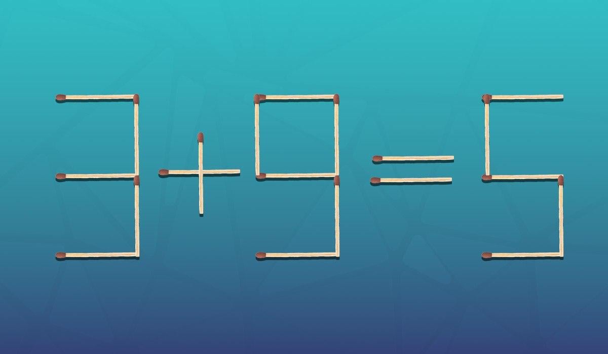 Melyik gyufát kell elmozdítani ahhoz, hogy az egyenlőség helyes legyen: rejtvény zseniknek