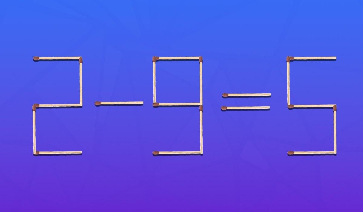 Melyik gyufát kell elmozdítani, hogy az egyenlőség igaz legyen: egy gyors IQ-teszt