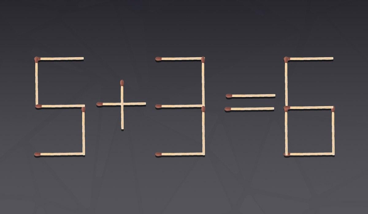 Egy nagyon nehéz feladvány: csak egy gyufaszálat kell mozgatnod.