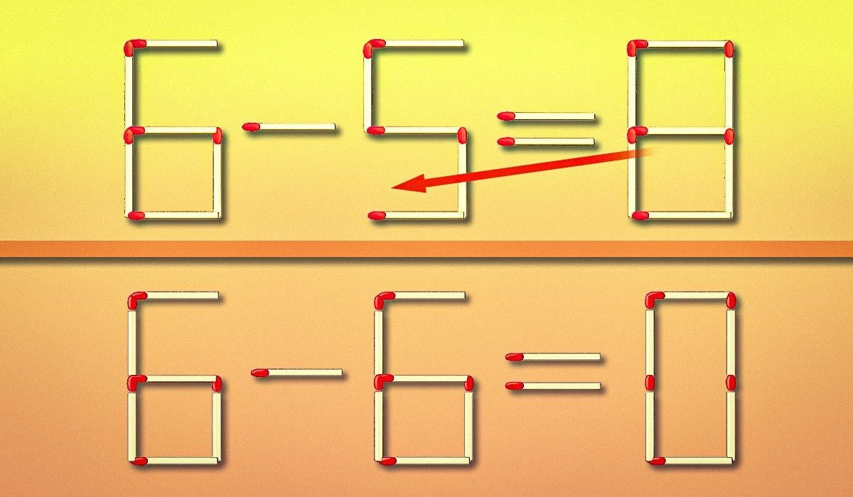 10 másodperc alatt csak egy gyufát kell megmozgatnod: intelligenciateszt