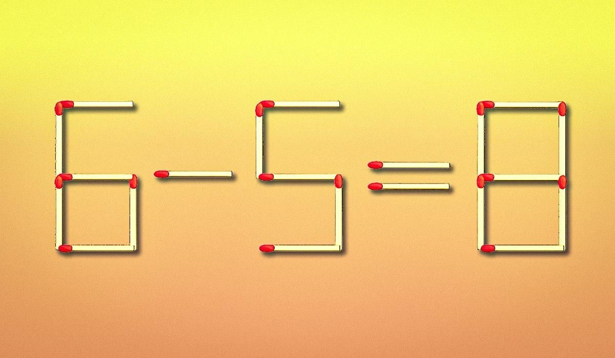 Mozgass csak egy gyufát 10 másodperc alatt: egy intelligenciateszt