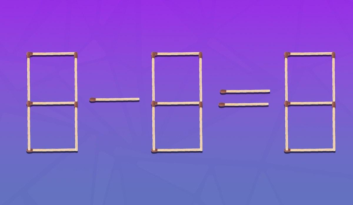 Melyik egyezés és hova kell áthelyezni, hogy az egyenlőség igaz legyen: egy trükkös IQ-teszt