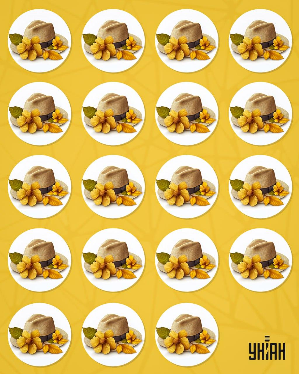 Meg kell találnunk egy furcsa kalapot egy halom másik között / kollázs Moje