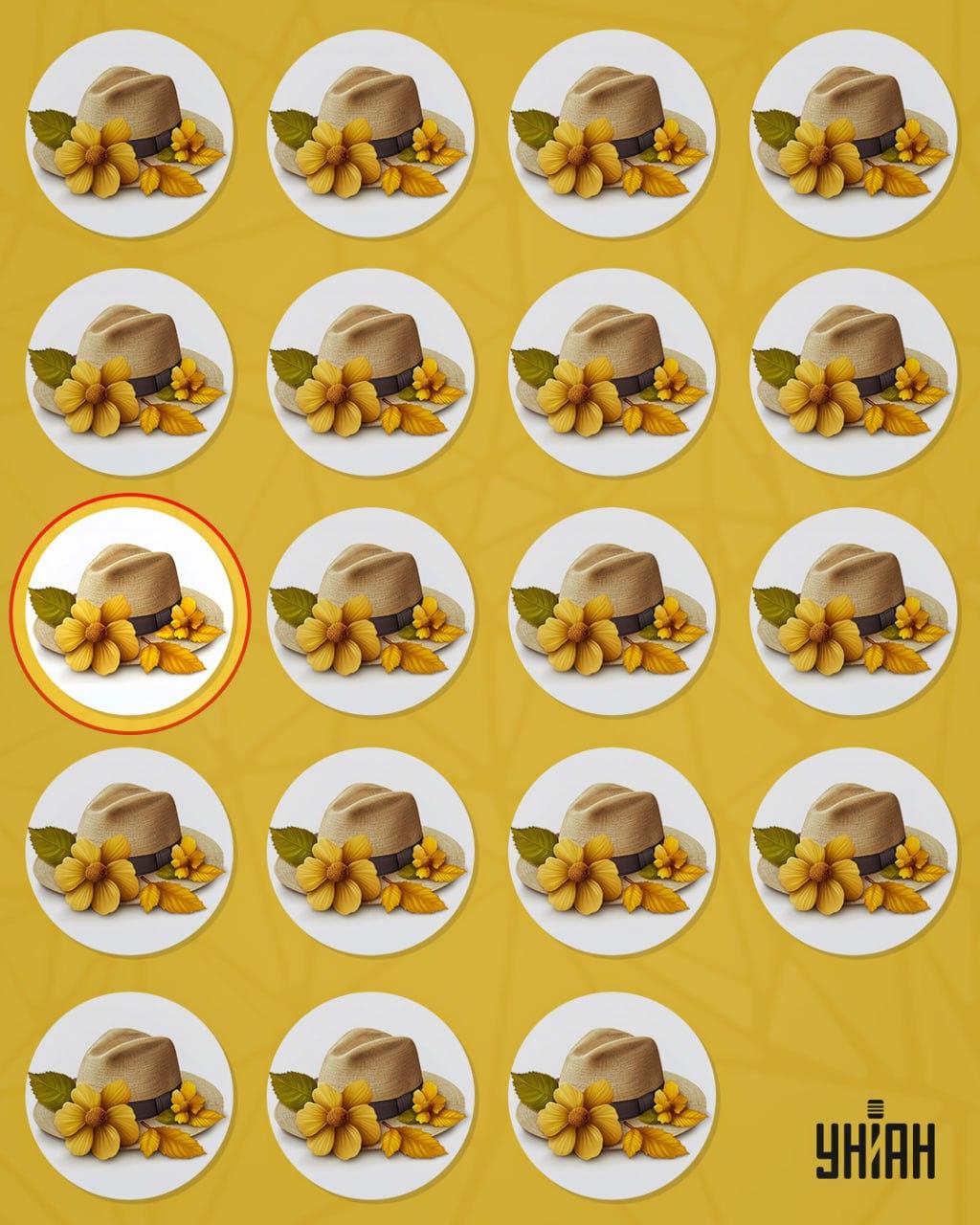 A furcsa kalapot egy apró részlet különböztette meg a többitől / Moje kollázsa