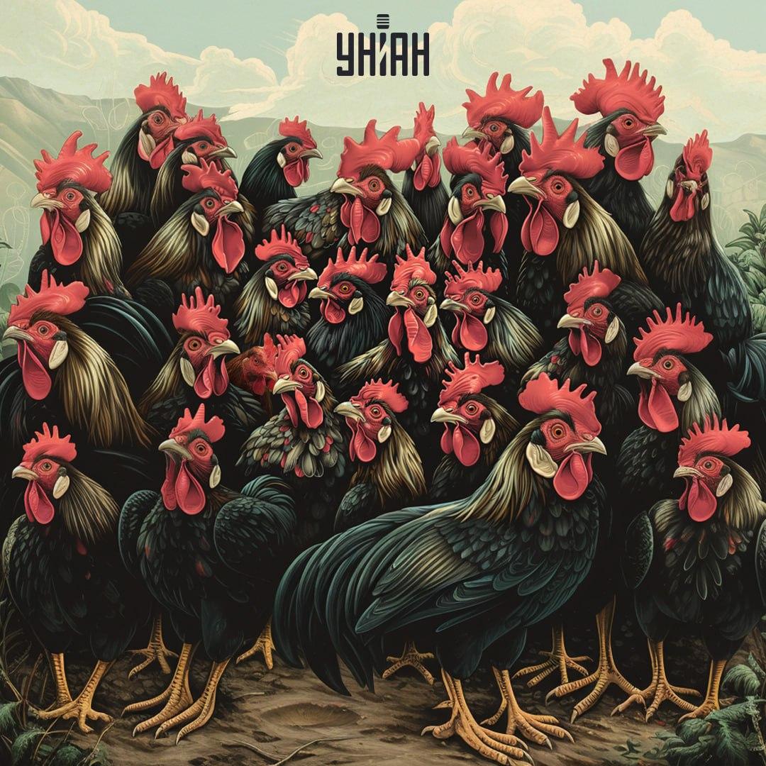 Találd meg a csirkét a vizuális kirakós játékon az időben / Moje kollázs