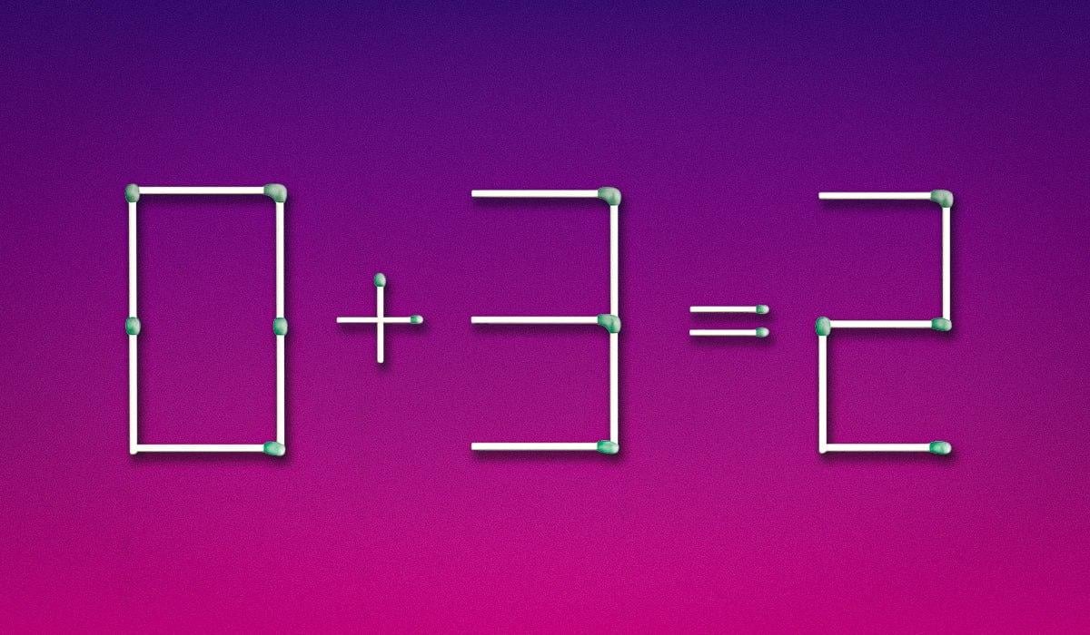 Húzz egy gyufát, és az egyenlőség igaz lesz: rejtvény zseniknek