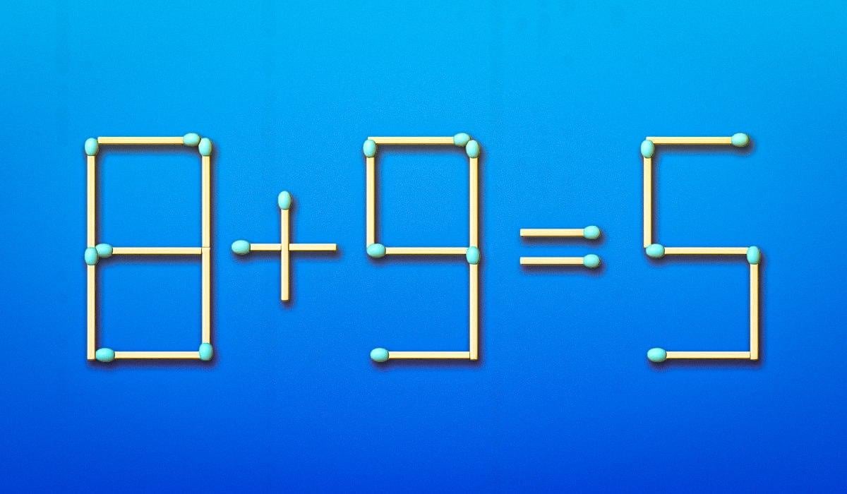 Csak egy gyufát kell mozgatnod, hogy kijavítsd a hibát: IQ-teszt 11 másodperc alatt