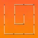 3 gyufát kell mozgatnod, hogy 2 négyzetet alakíts ki: ez egy nagyon nehéz kirakós. 3 gyufát kell mozgatnod, hogy 2 négyzetet alakíts ki: ez