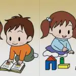 IQ-teszt: 3 különbséget kell találnod egy könyvvel rendelkező gyerekek képén