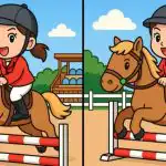 IQ teszt: találj 3 különbséget egy lovas lány képén 47 s alatt. IQ teszt: találj 3 különbséget egy lovas lány képén 47