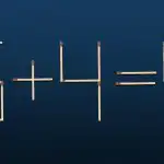 Melyik gyufát kell elmozdítani, hogy az egyenlőség igaz legyen: egy