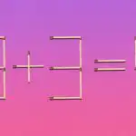 Melyik két gyufát kell áthelyezni egy hiba kijavításához: egy gyors